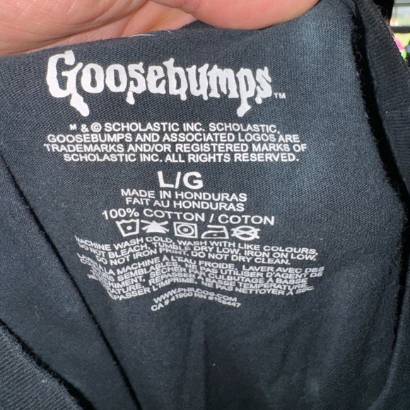 Goosebumps “Slappy” Warhol Inspired Tie-Dyed Graphic Tee: RL Stine: Horror - Picture 5 of 5